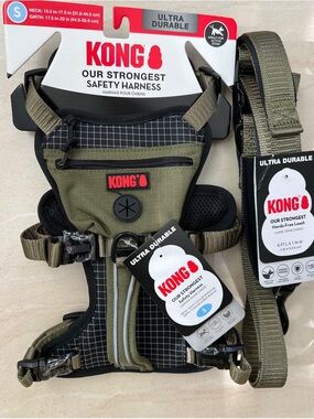 KONG Dog Harness and Leash Bundle-Small
